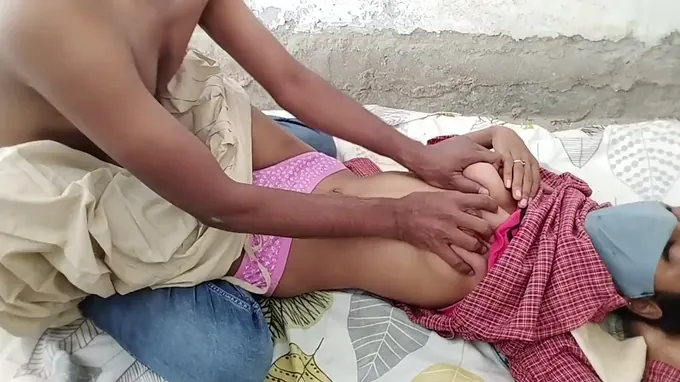 Sexy Indian college girl gets pounded hard in Beau by Crezyshivani, Crezysonu and their big natural tits
