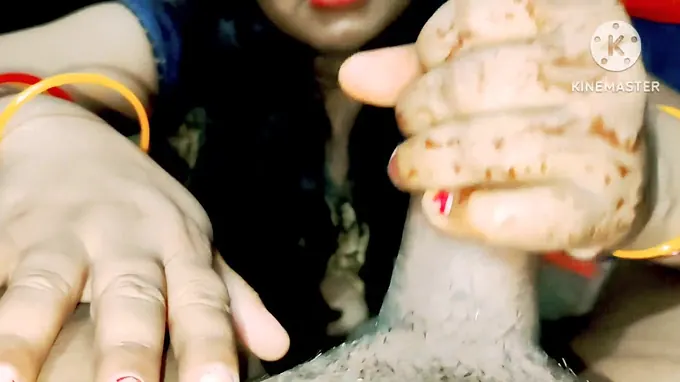 Sexynebbw, the Indian Desi maid, gets frightened by her landlord's rock hard trouser snake