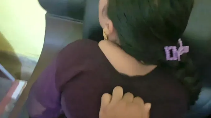 Indian Bhabhi's cock-squeezing slit and backside get a raunchy fuckin' by Indian Junnu's immense man meat