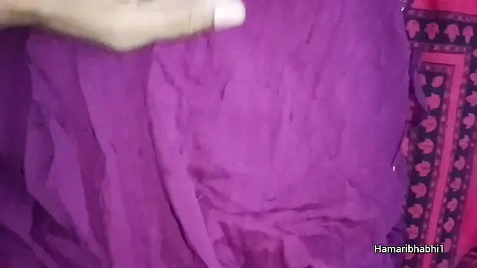 Desi Bhabhi Devi & Abhi get insane in super hot POINT OF VIEW fuck-fest