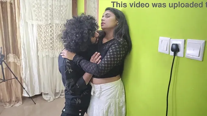 Witness as Indian housewife Vaishnavy Raj gets crazy in the bathroom with a gigantic, uncircumcised dick