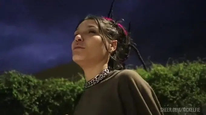 Diminutive Latin hotty NickDreadLocks gets her taut caboose humped after work - POINT OF VIEW flick