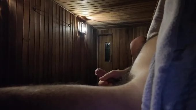 Practice the ultimate public Sauna with a bodacious Milf who enjoys to help you out