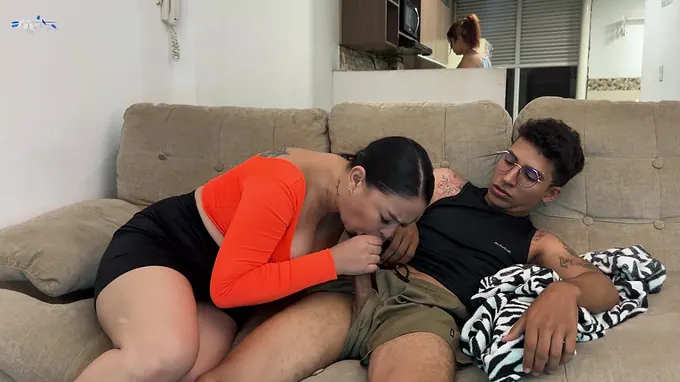 Celeste Alba & Thiago Lopez's finest pal's wifey gets a deep dicking while she's unsuspicious - Thiago Lopez