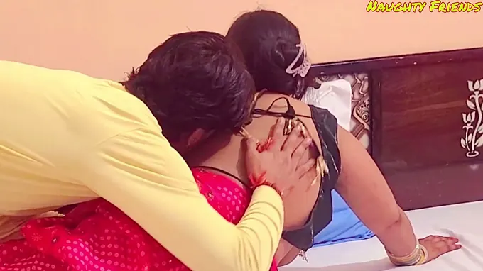 Sizzling Desi COUGAR gets poked rock-hard by her husband's acquaintance in a torrid homemade movie