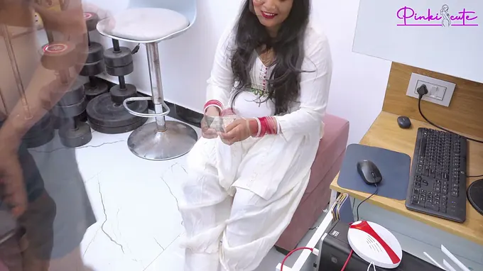 YourPinki's Indian step-sista gets accidentally creampied by Mischievous Step-brah in steaming rear end-fashion act