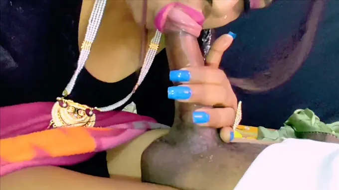 Lustshadow's Indian snatch gets a pearly surprise from her spouse