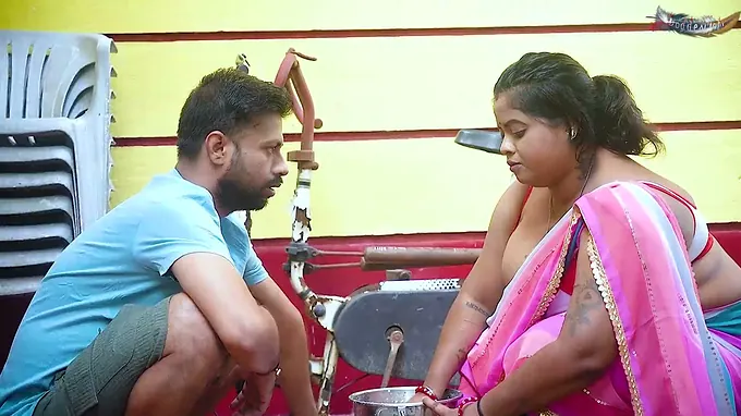 Mampi and Antim take turns banging in the great outdoors ( Hindi audio)