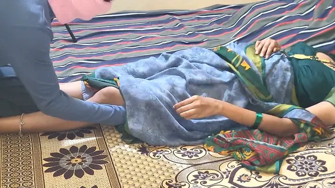 Hot Desi Indian Wife Rachana Cuckolds Herself with Her BFF in the Bathroom