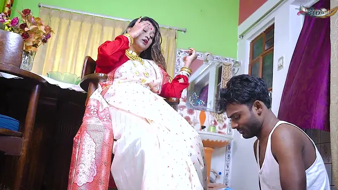 Suman & her two naughty daughters indulge in hardcore DP and cowgirl action with a big black cock in a total flick