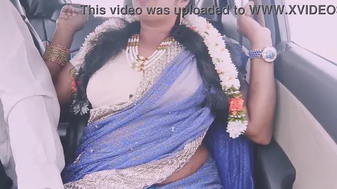 Warm Silk and her driver get sloppy in Indian car rail