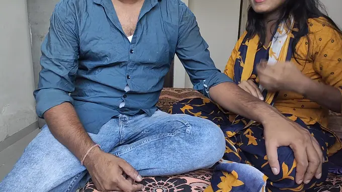 Desi Aunty and Cherry bang their tight labia in steamy kitchen sex video