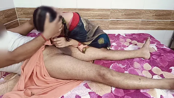 Desi Aunty gets her tight holes stretched by her in-law's massive cock while his daughter-in-law watches in HD