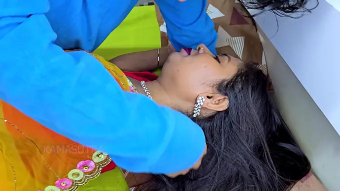 Bhabhi Indian's steamy home sex tape with older man taking her ass to mouth and 69 action