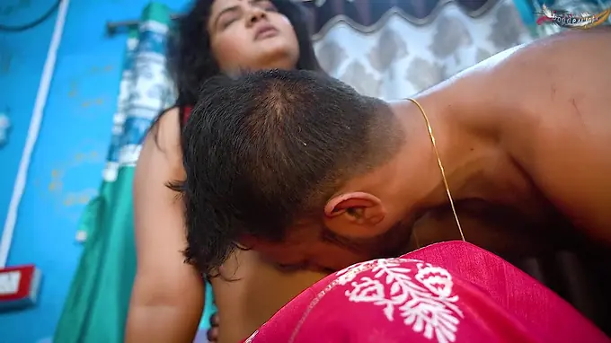 Desi Aunty gets her tight holes drilled hard while her husband is out