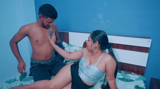 Desi Aunty's big tits bounce while getting rough fucked in a hardcore session