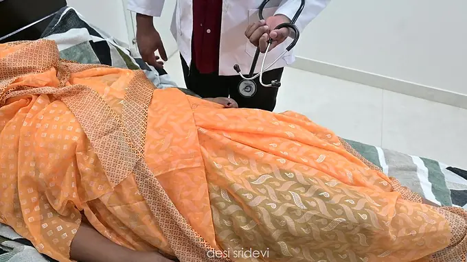 Indian Physician Examining village Aunty'sbosoms & Huge Natural Tits