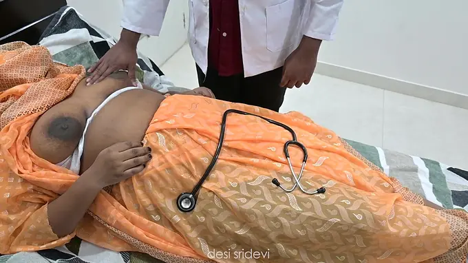 Indian Physician Examining village Aunty'sbosoms & Huge Natural Tits