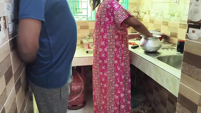 Boink my super-fucking-hot stellar bhabhi in the kitchen