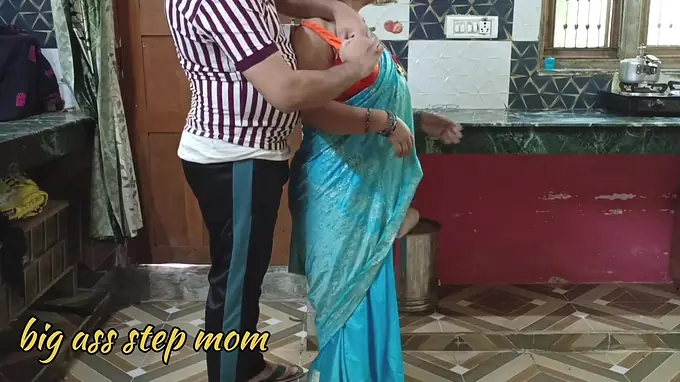 Kiran bhabhi Plowed By Her Proprietor For Rent In Front Of His Wifey