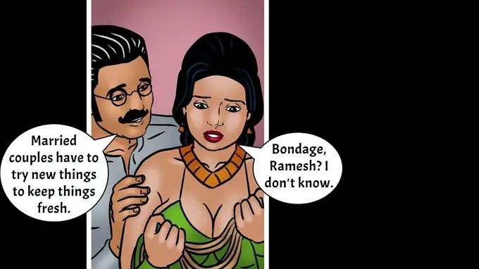 Savita Bhabhi gets her tight pussy drilled by Vellama in Savita Bhabhi gig 43 episode