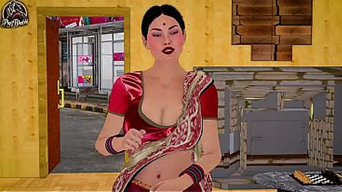 Bhabhi gets her big tits and tight pussy filled with cum in steamy 3D gangbang