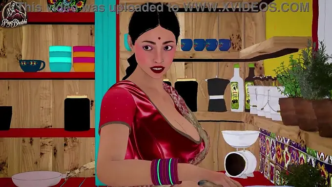 Bhabhi gets her big tits and tight pussy filled with cum in steamy 3D gangbang