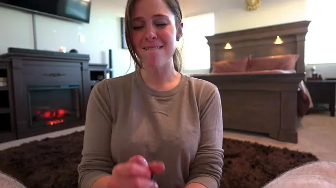 Scarlett Gushes - The Insatiable Stepson Gets What He Wants with Big Butt & Curvy Wifey
