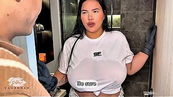 Watch curvy maid Savannah Watson hook up with manager for a steamy ride in doggy-style and cowgirl positions