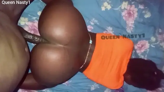 Watch Queen Nasty1's big ass take a pounding from Doggy-style like a pro