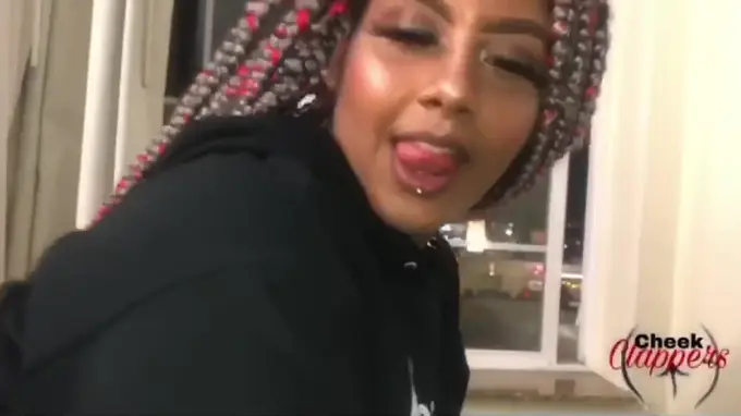 CheekClappersEnt's stunning Ethiopine pussy gets filled up with cum in exclusive POV video
