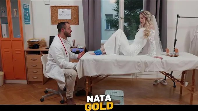 Insane Doc can't resist watching Livia Venom and Nata Ocean get wild in a hospital wedding