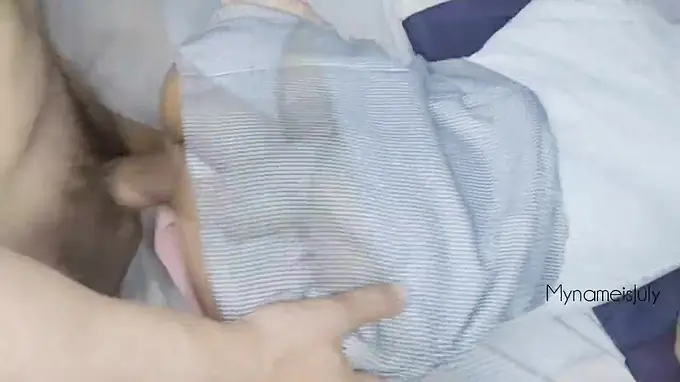 Naughty Japanese student nails horny student after mother's absence