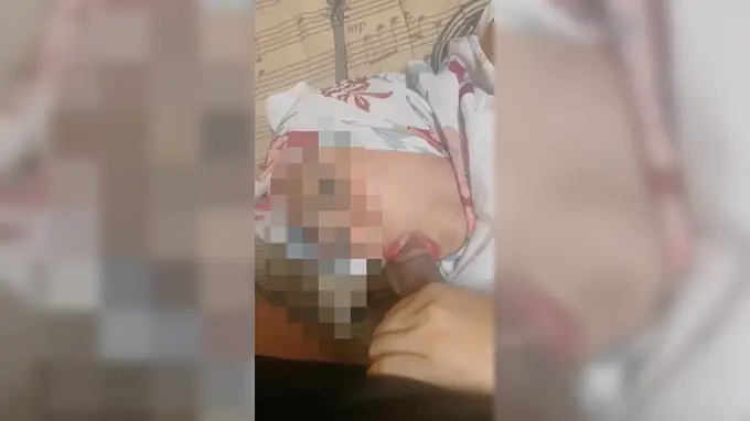 Mature Malay Gags on Chubby Brother's Cock & Takes it Deep in Her Throat