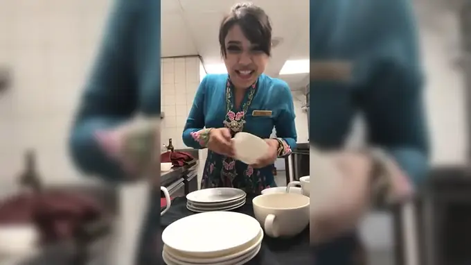 Indonesian babe awakens to the hottest artis kebaya action