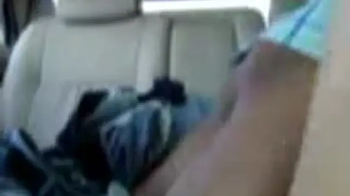 Malay GF enjoys car blowjob with her Chinese GF