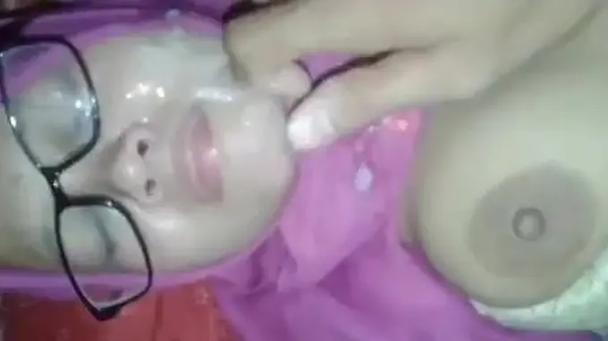 Watch mehuta swallow a hot load & get a cumshot in her mouth