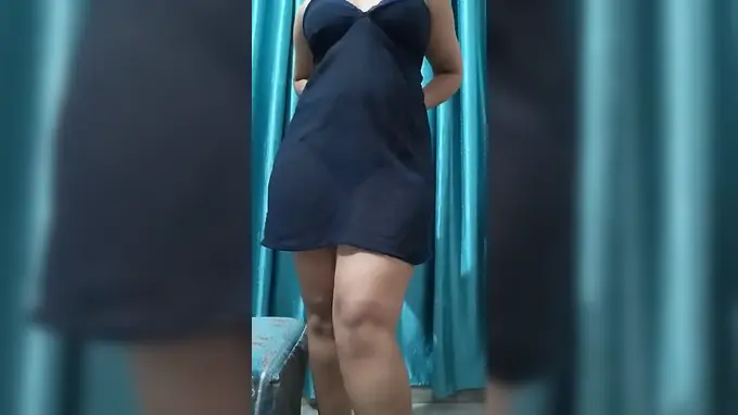Big Indian teen with massive boobs and ass gets naughty in tubebdsm homemade video