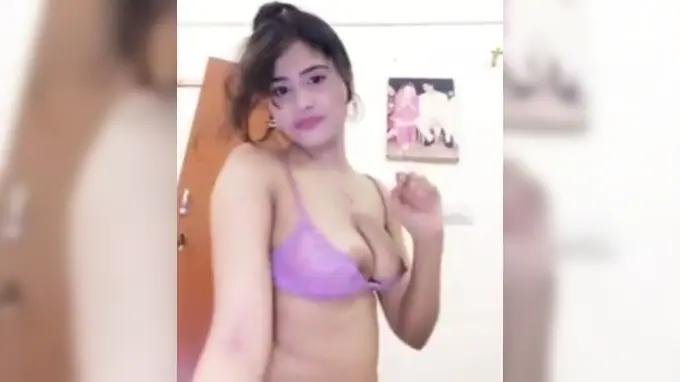 Watch this Indian chick with massive boobs get down and dirty in HD